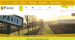 Desktop Screenshot of pavie.fr