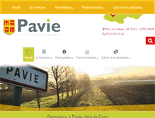 Tablet Screenshot of pavie.fr